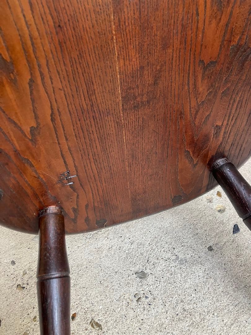 ジャンク品　松本民芸家具　リーチ型　チェア　椅子　１人掛