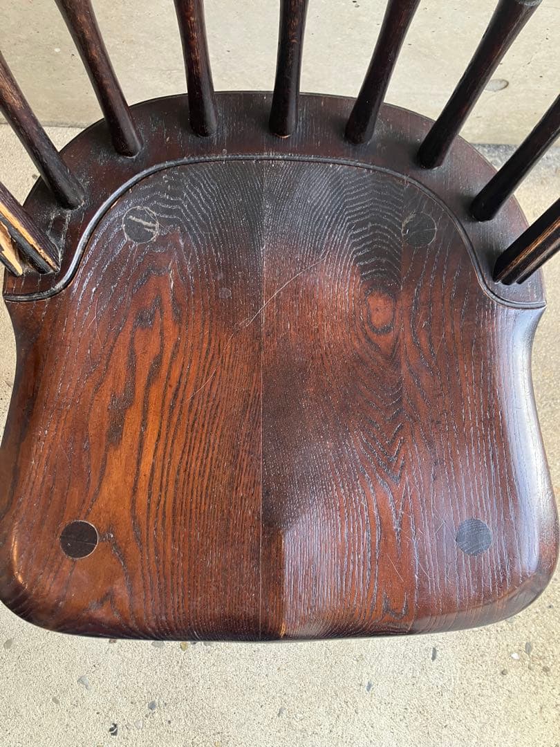 ジャンク品　松本民芸家具　リーチ型　チェア　椅子　１人掛