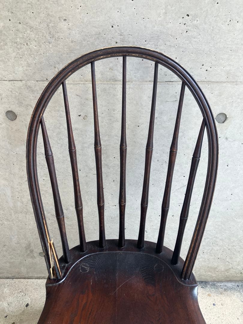 ジャンク品　松本民芸家具　リーチ型　チェア　椅子　１人掛