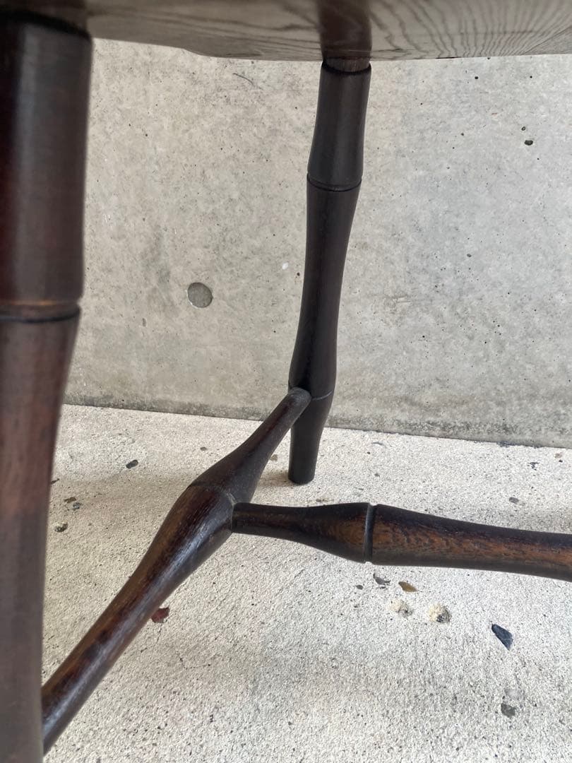 ジャンク品　松本民芸家具　リーチ型　チェア　椅子　１人掛