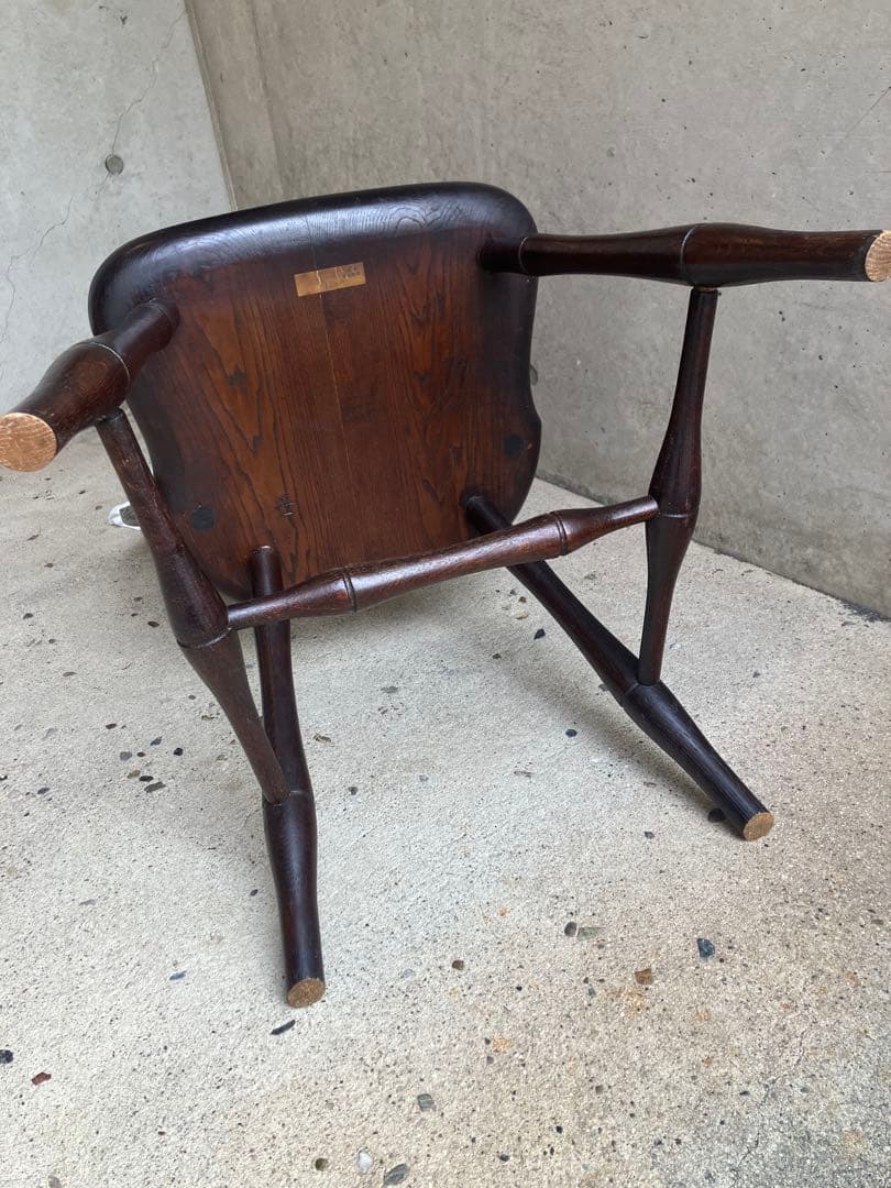ジャンク品　松本民芸家具　リーチ型　チェア　椅子　１人掛