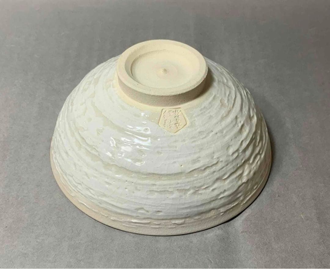 茶道具　三嶋刷毛目茶碗　浅見五郎助　(6代　祥瑞五郎助)