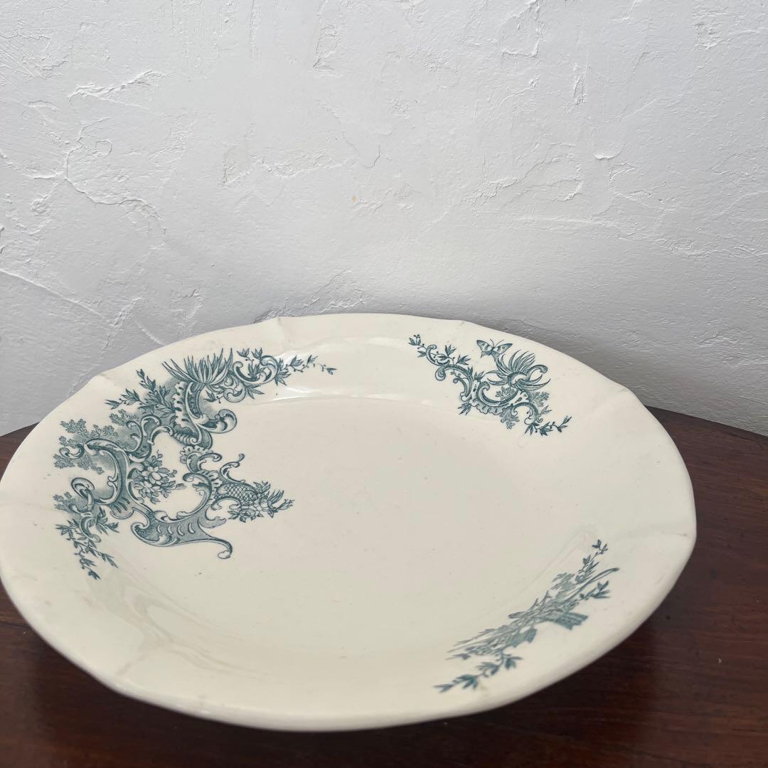 ベルギーアンティーク食器　BFK 大皿