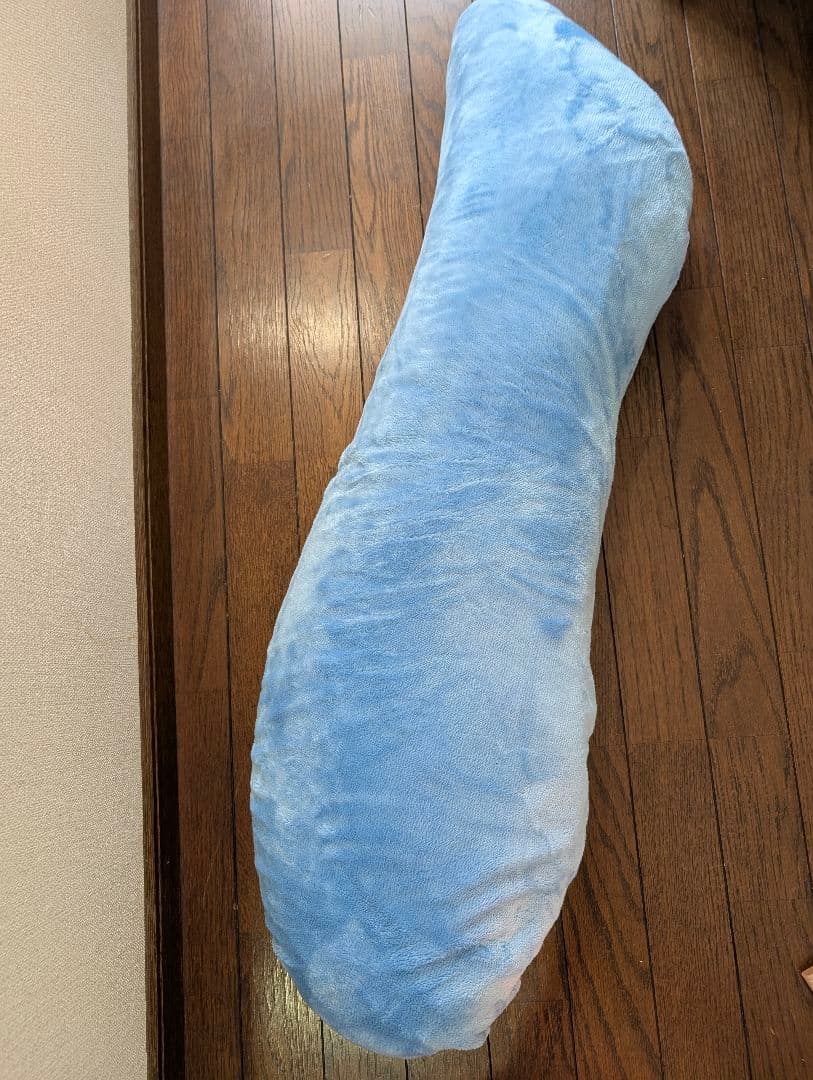 水色 抱き枕 ファスナー付き