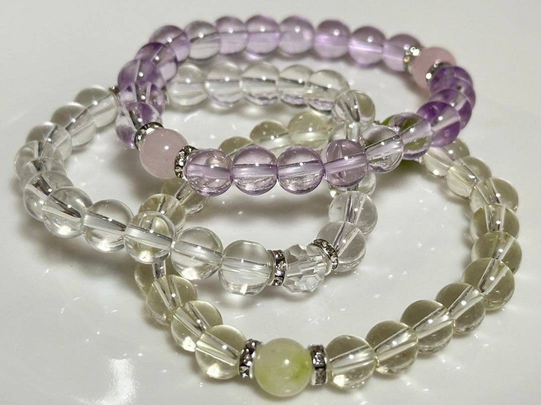 かこガラスビーズブレスレットハンドメイドセット