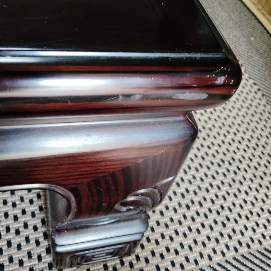 カリモク 黒檀 高級座卓 和室 大型 和モダン 昭和 レトロ オールドカリモク