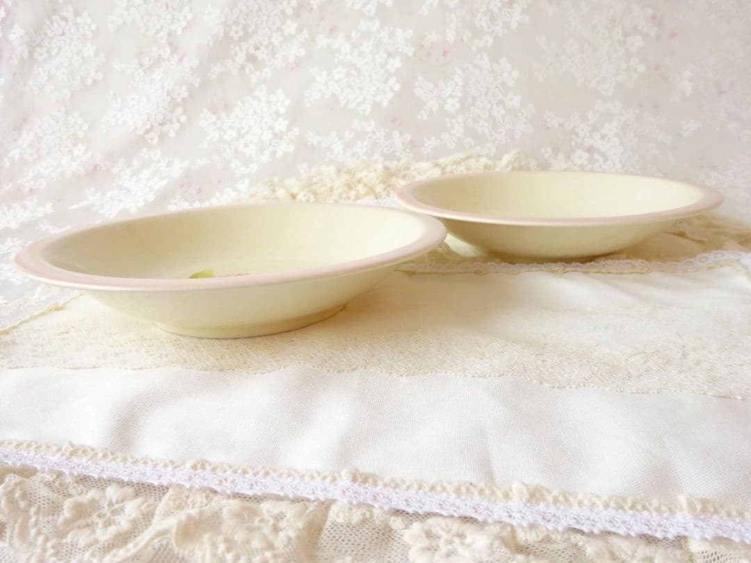 イマン　ダイアナローズ　スープ皿　２枚セット　マニーローズ