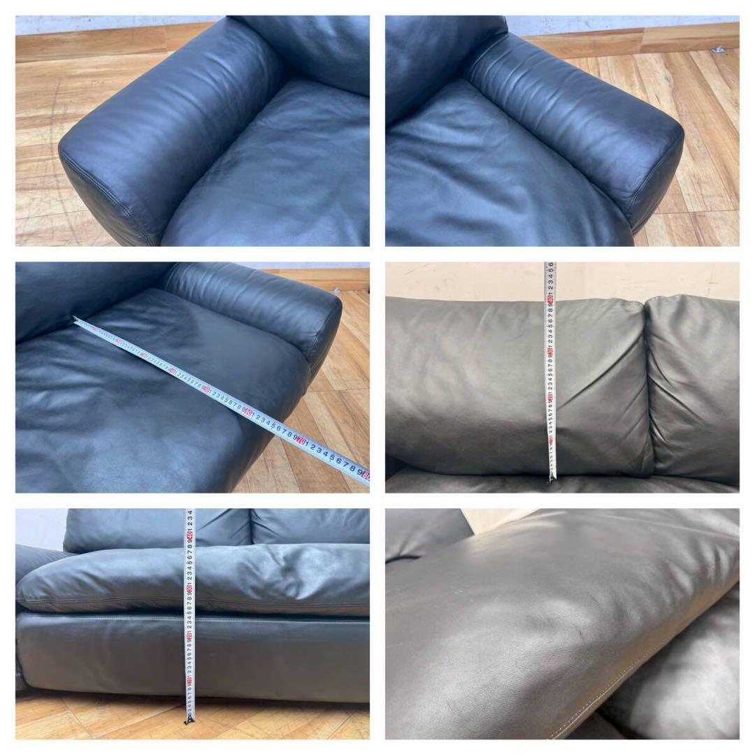 美品arflexアルフレックス BENGODIベンゴディ　本革2人掛けソファ