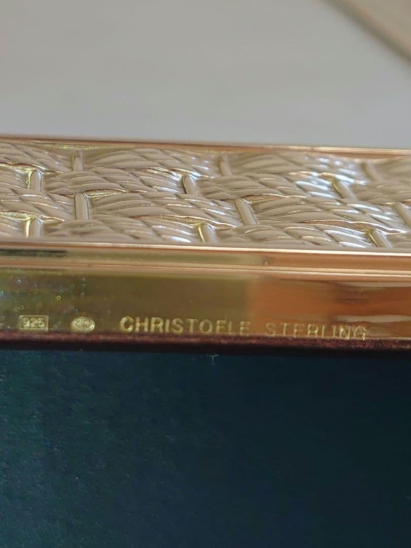 クリストフル スターリングシルバー フォトフレーム