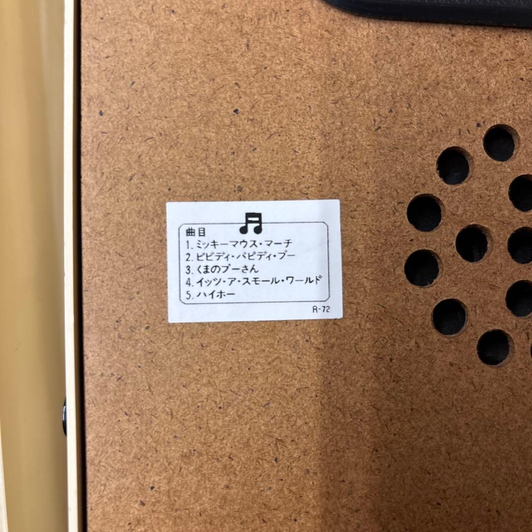 ディズニー　掛け時計　からくり時計　仕掛け時計　FW712G