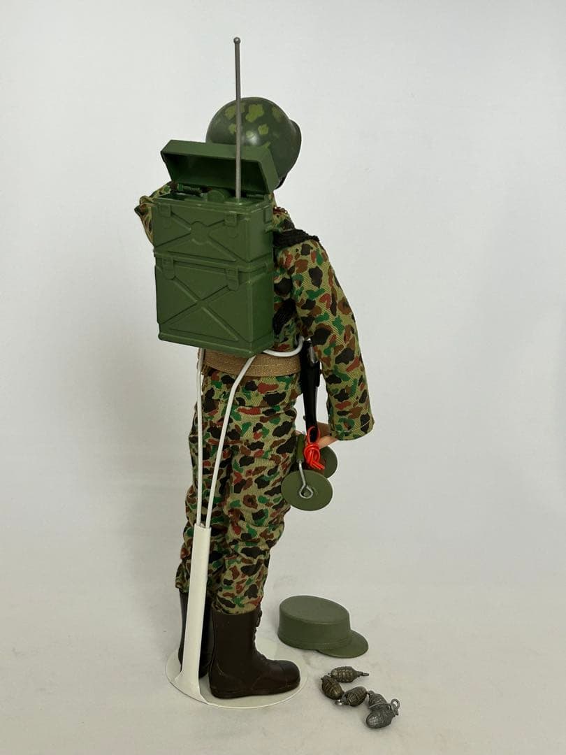 ビンテージGIジョー　1964 アクションマリーン通信兵セット②元箱付　ハスブロ