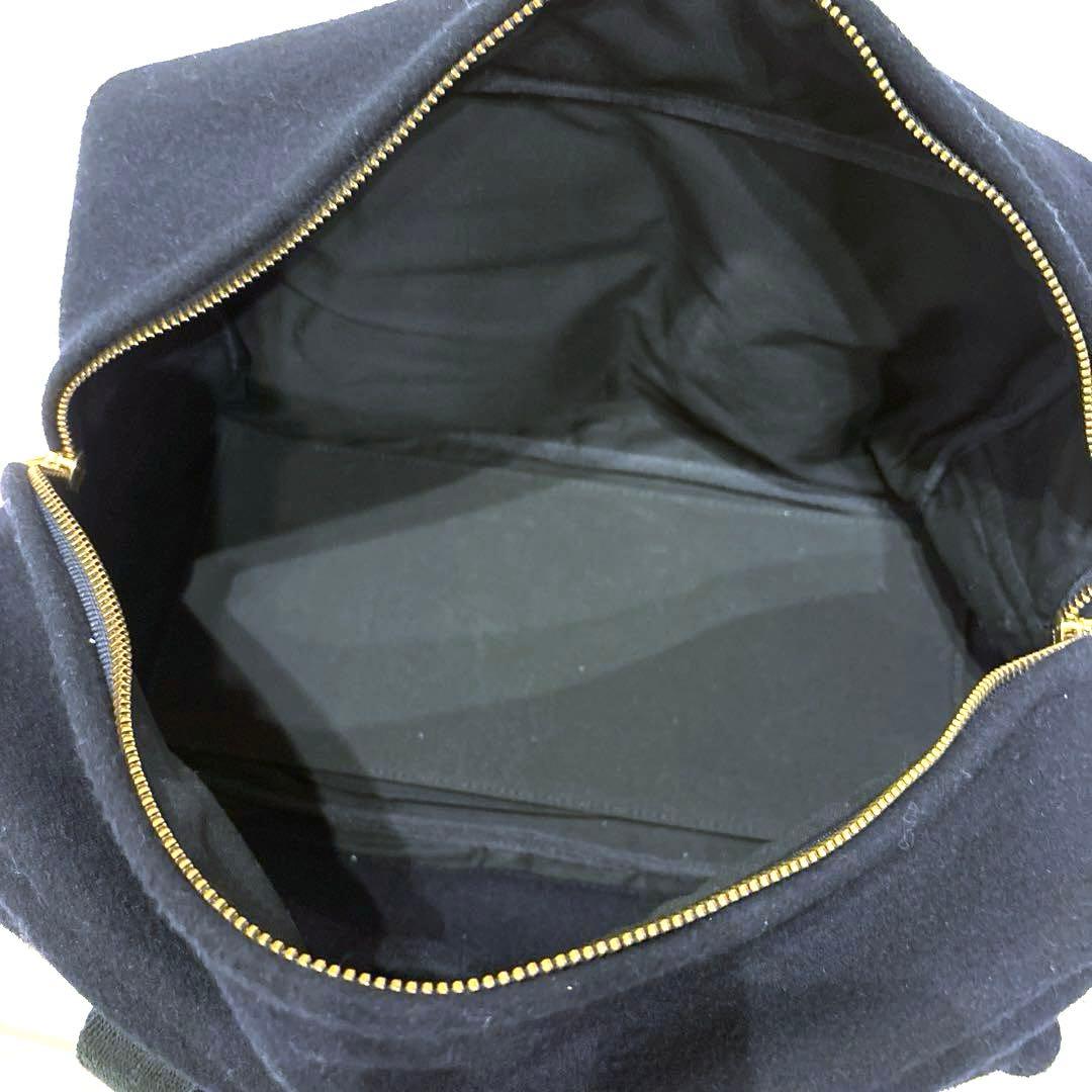 【レア】PORTER ポーター ウール ミニボストンバック ネイビー smoky