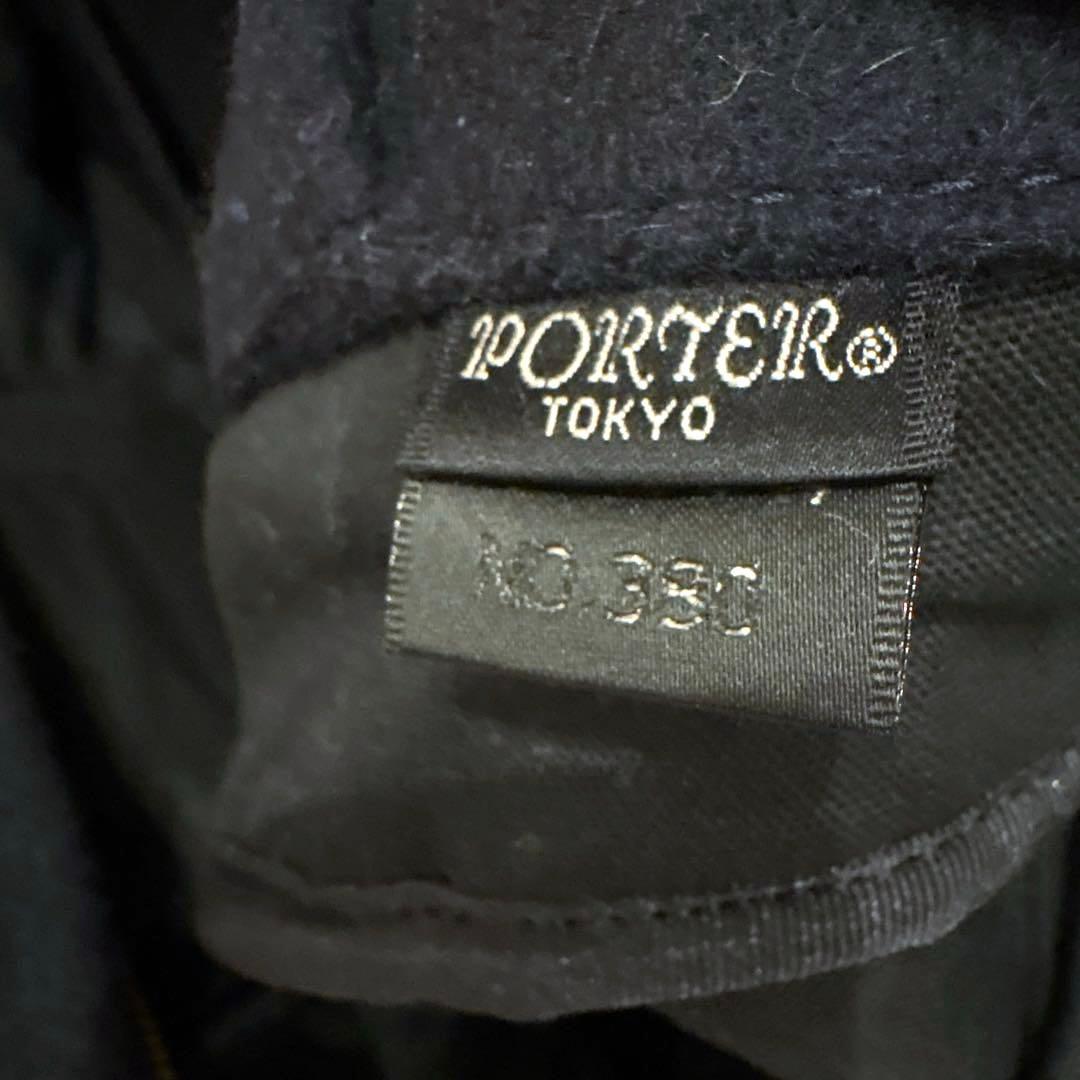【レア】PORTER ポーター ウール ミニボストンバック ネイビー smoky