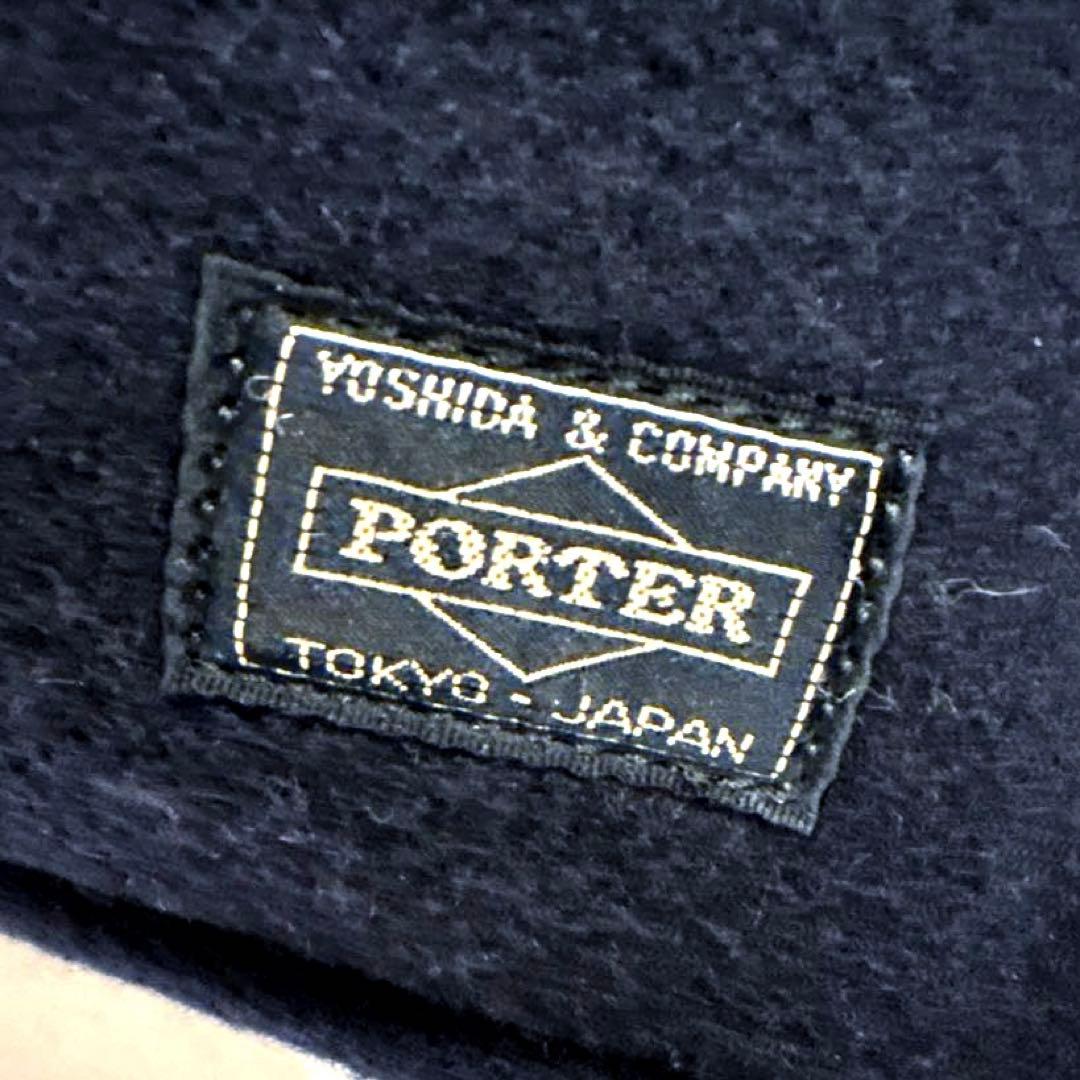 【レア】PORTER ポーター ウール ミニボストンバック ネイビー smoky