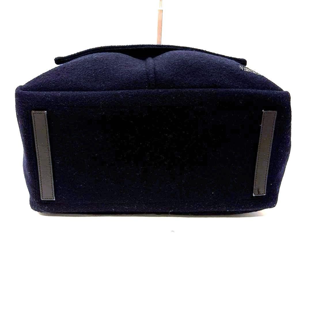 【レア】PORTER ポーター ウール ミニボストンバック ネイビー smoky