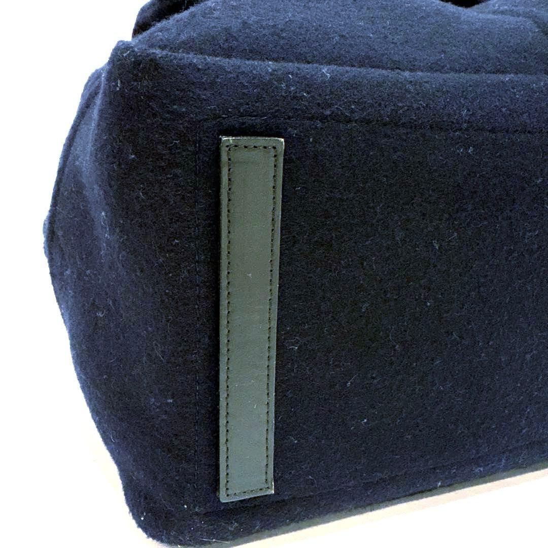 【レア】PORTER ポーター ウール ミニボストンバック ネイビー smoky