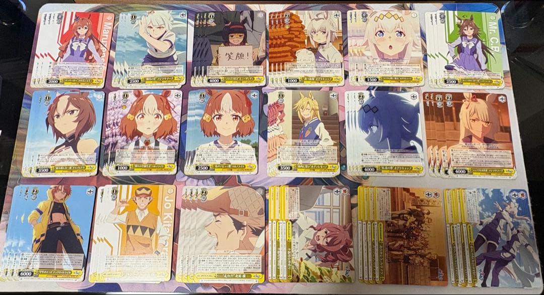 ヴァイスシュヴァルツ ウマ娘シンデレラグレイ RR以下4コン