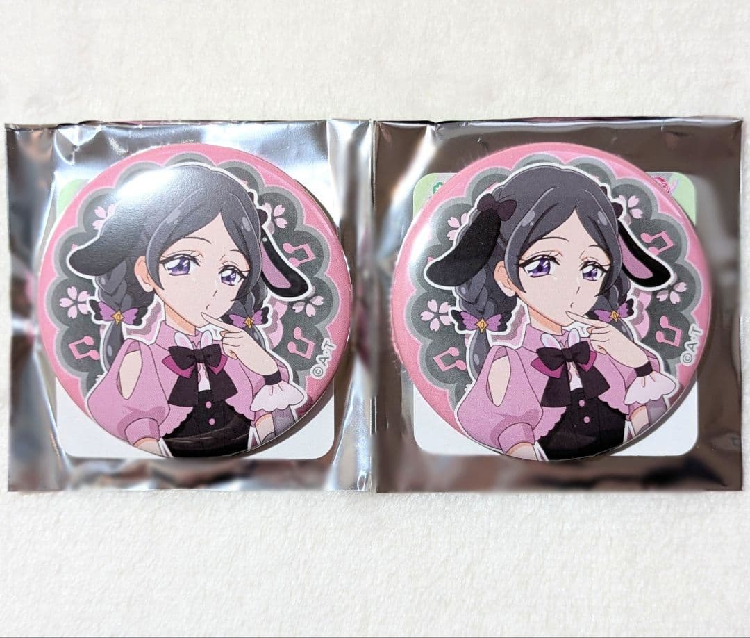 キミとアイドルプリキュア さくらイースター 缶バッジ ブロマイド 田中めろん
