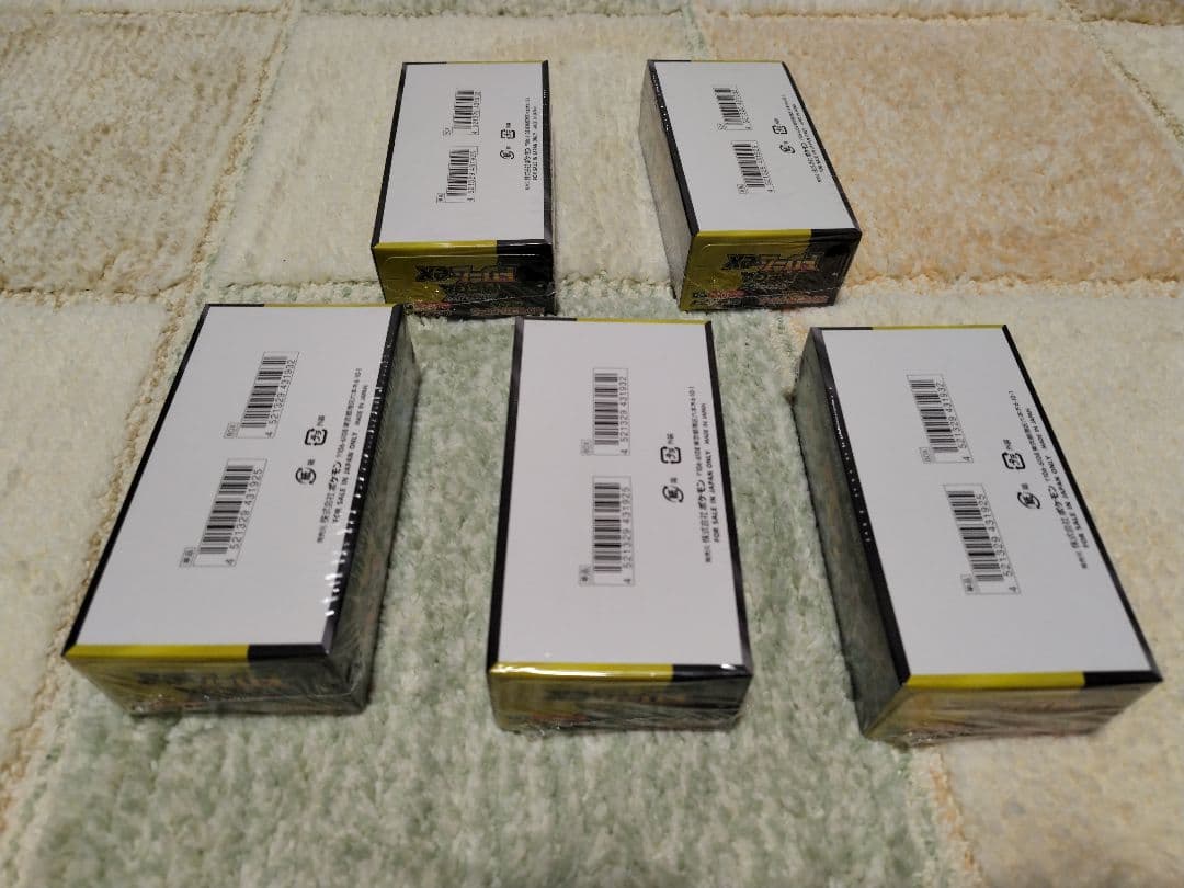 ポケモンカード メガドリームex 5box シュリンク付き　新品　未使用