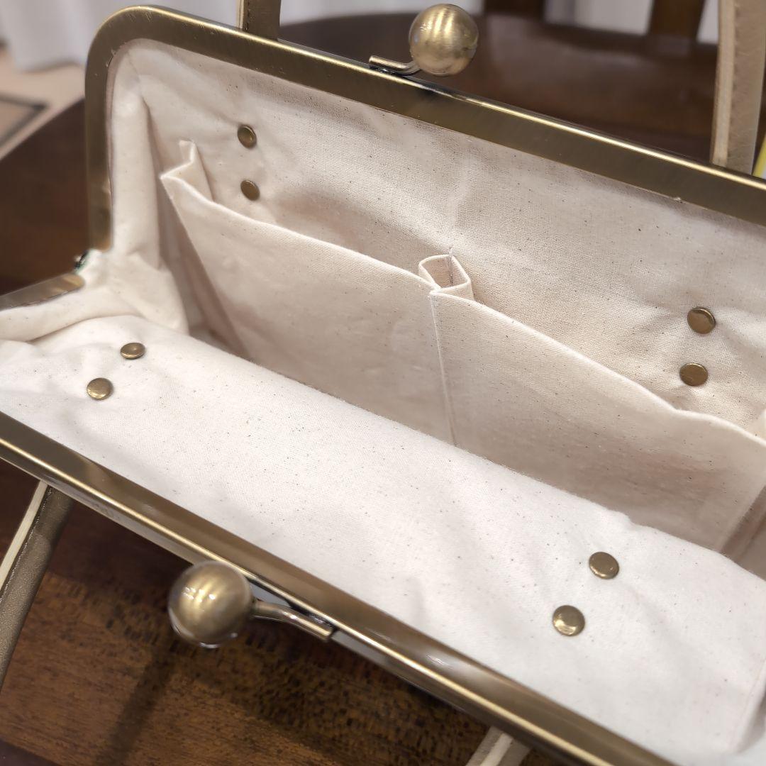 セール❤シマエナガ❤ガマ口バッグ❤ハンドメイド