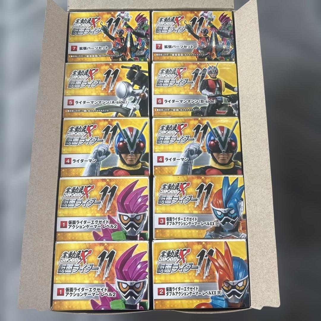 SHODO-X 仮面ライダー フィギュアセット 11と4 セット