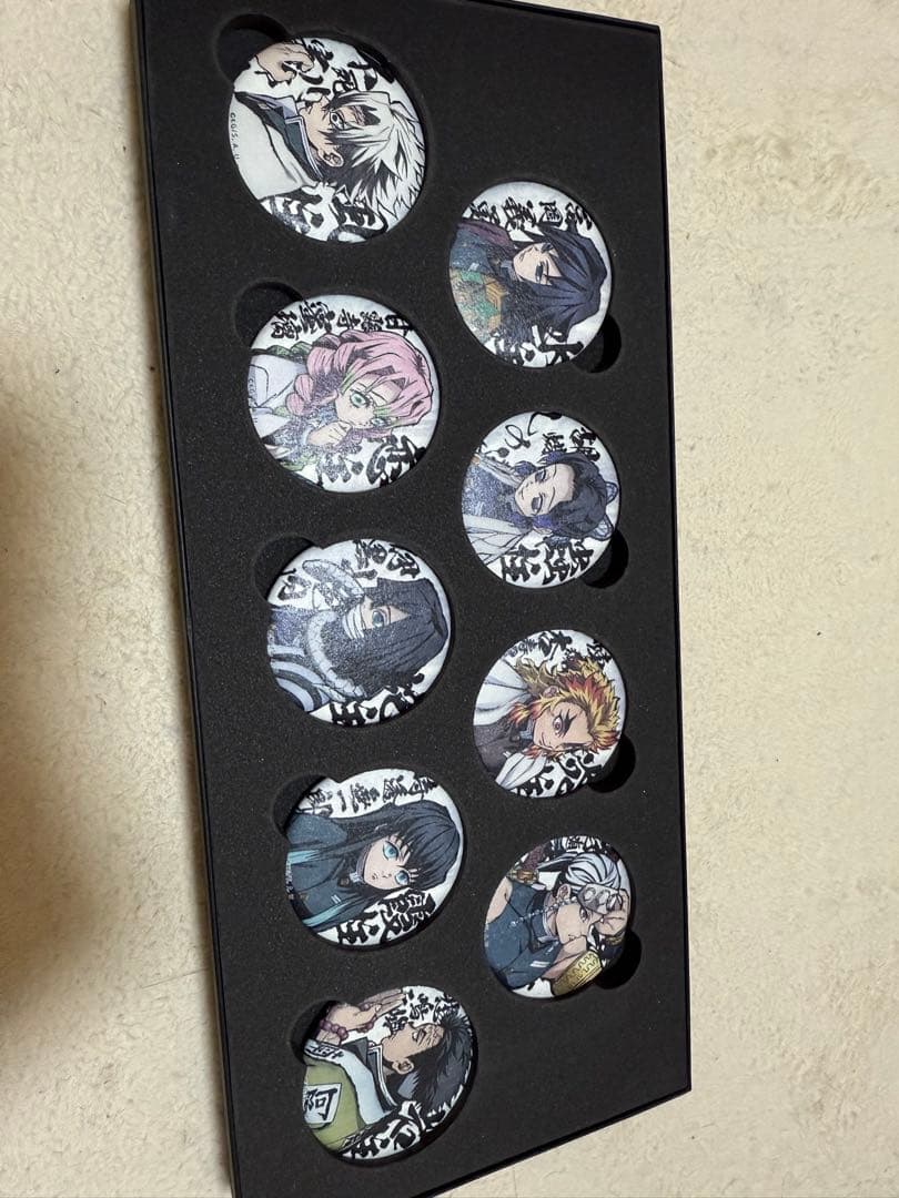 鬼滅の刃 ufotable 柱合会議編、蝶屋敷編 和紙缶バッジセット