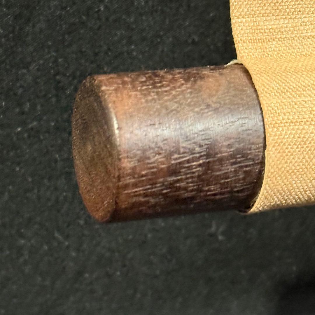 K119 宮本武蔵 「戦気」 掛軸 書 複製 共箱