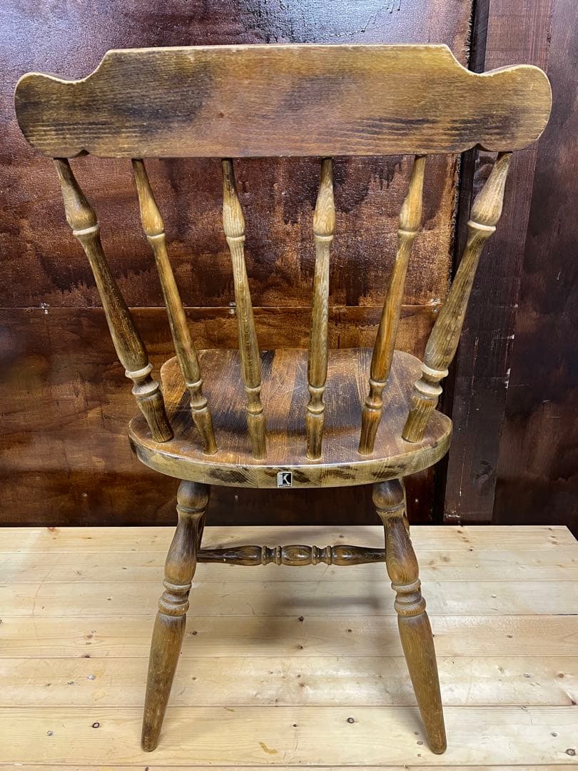 飛騨産業 キツツキ ウィンザーチェア 木製スピンドルバックチェア