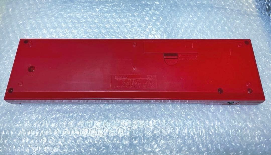 Casio PT-1☆Red☆ビンテージミニシンセサイザー☆昭和レトロ☆日本製