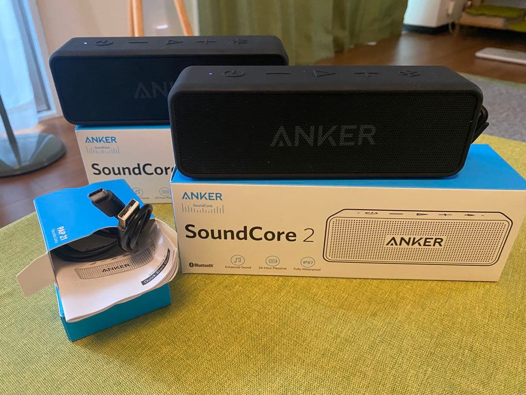 ANKER SoundCore 2 ワイヤレススピーカー　2個セット