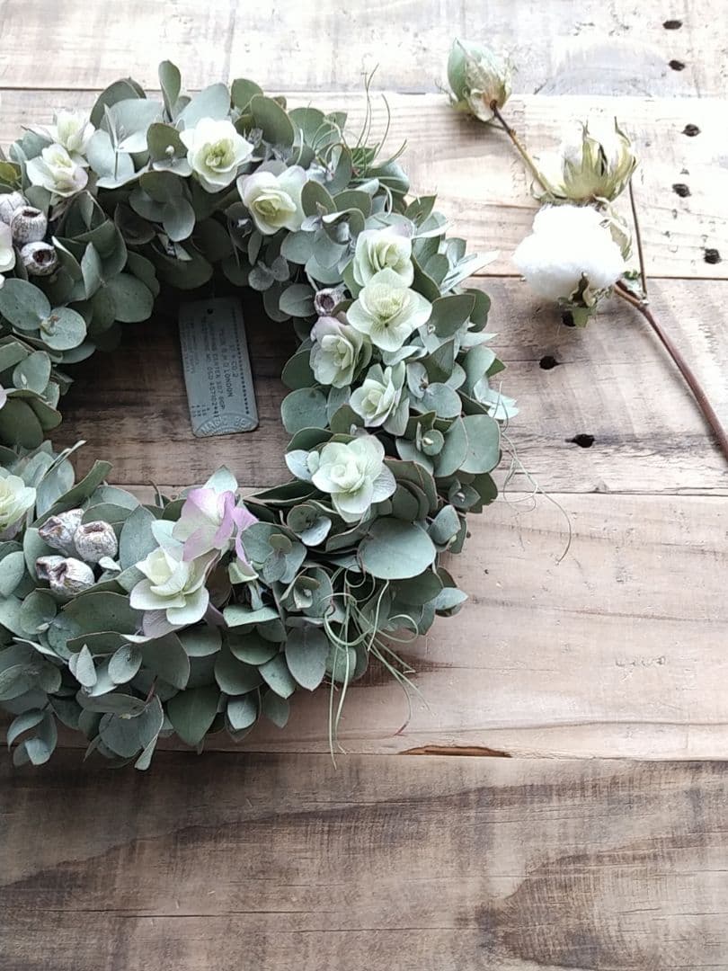 大きめ◈ユーカリとオレガノケントビューティーのリース