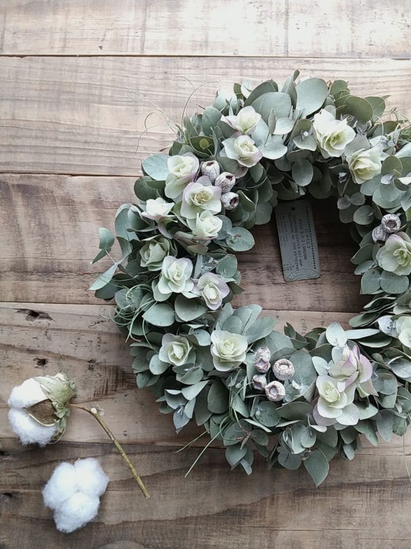 大きめ◈ユーカリとオレガノケントビューティーのリース