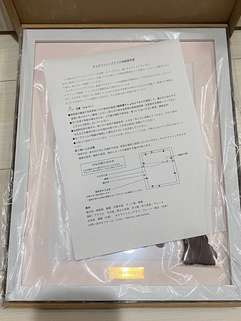 【3/8まで】ナカまであいして　キャラファイングラフ　2点