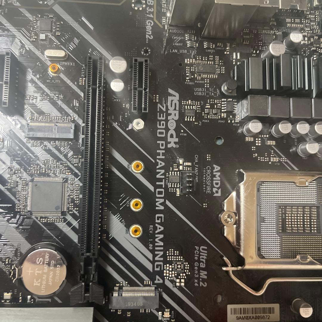 ASRock Z390 Phantom Gaming 4 マザーボード　動作品