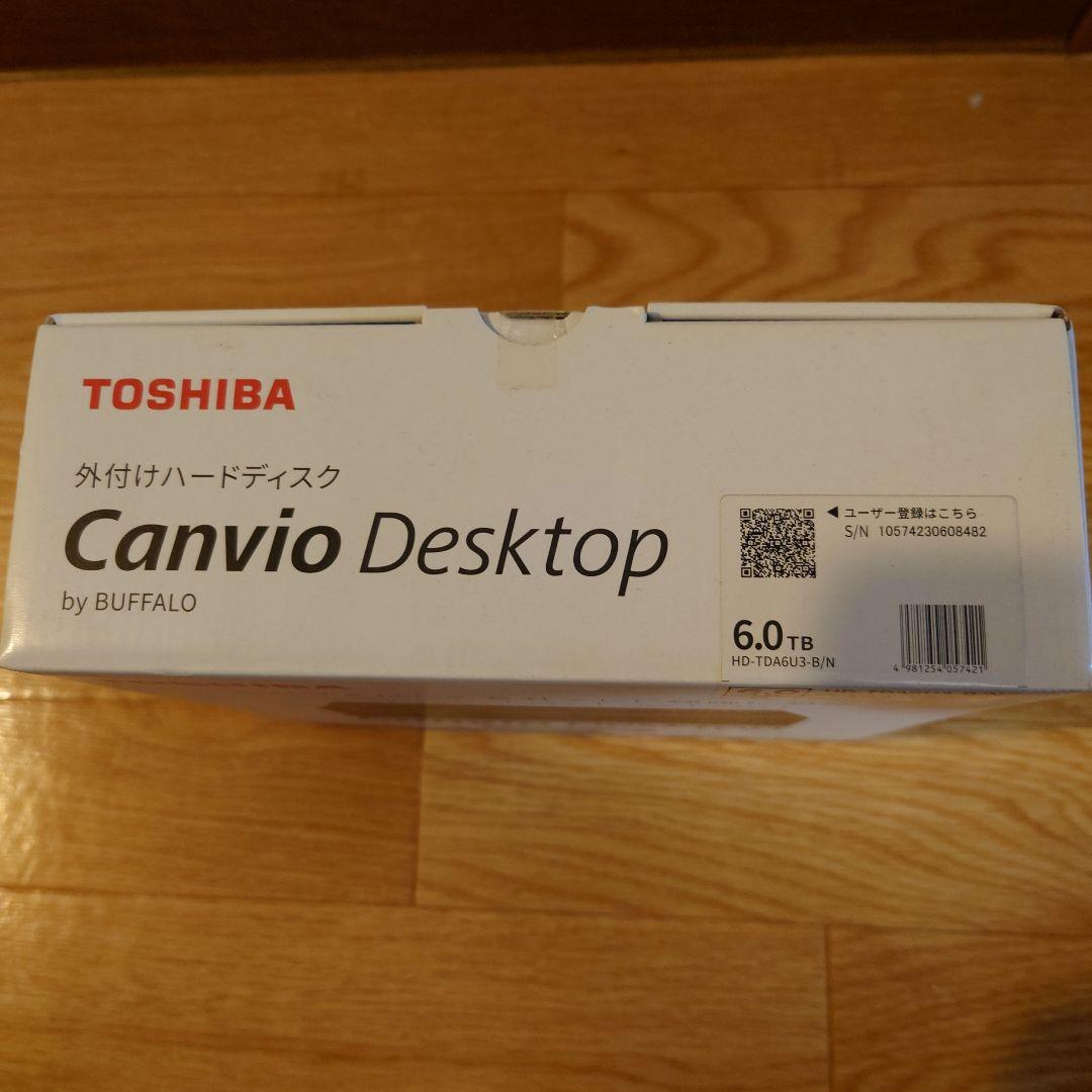 【未開封】TOSHIBA Canvio Desktop 6.0TB 外付けHDD