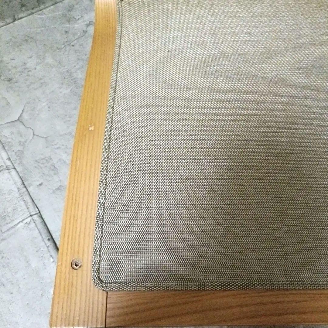 カリモク 木組 ベントウッドソファ プライウッド アームレスソファー レトロ