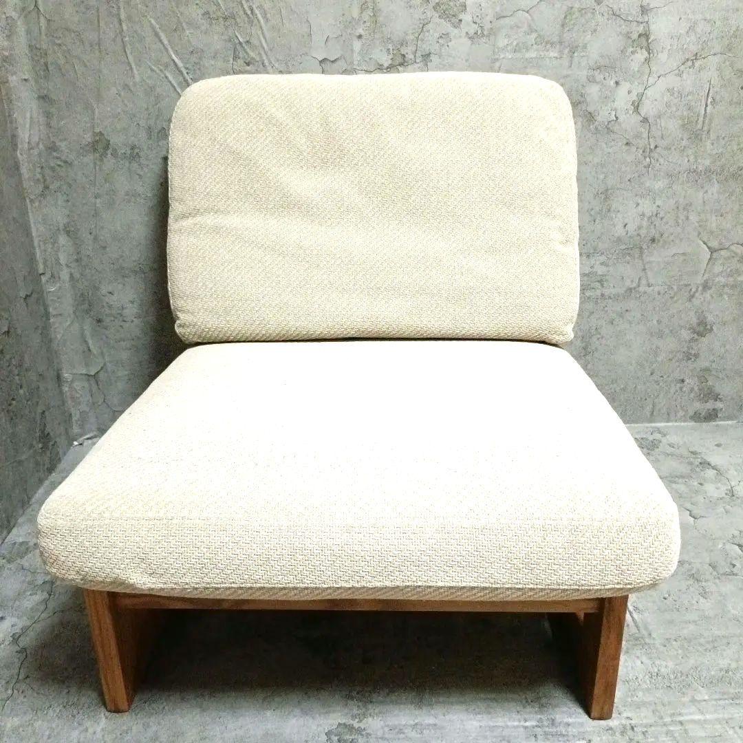 カリモク 木組 ベントウッドソファ プライウッド アームレスソファー レトロ