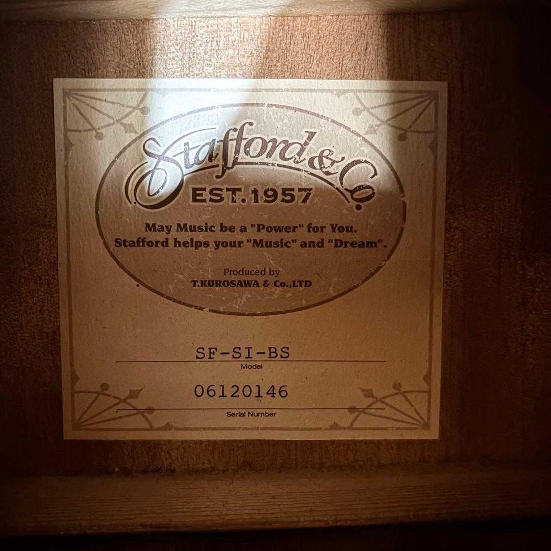 Stafford スタッフォード エレアコ カート・コバーン SF-SI-BS
