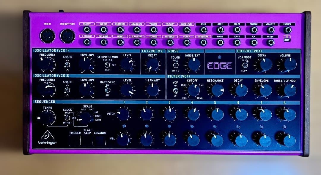 BEHRINGER EDGE セミモジュラーシンセサイザー・DAW・DTR