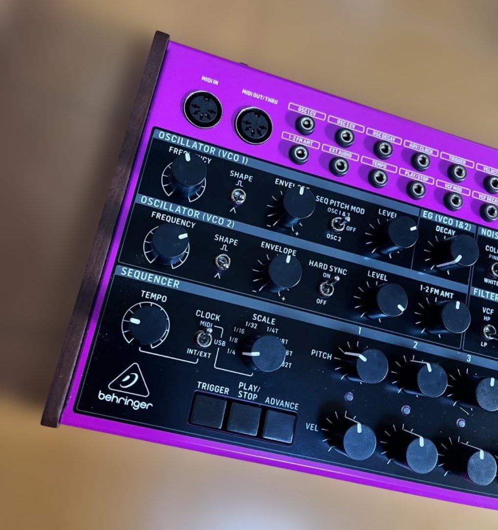 BEHRINGER EDGE セミモジュラーシンセサイザー・DAW・DTR