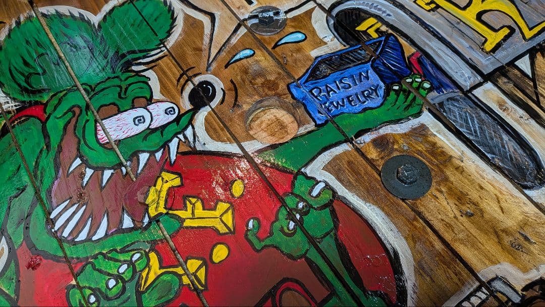 ラットフィンク ガレージテーブル ラウンドテーブル(何コレ!? コーヒーテーブル