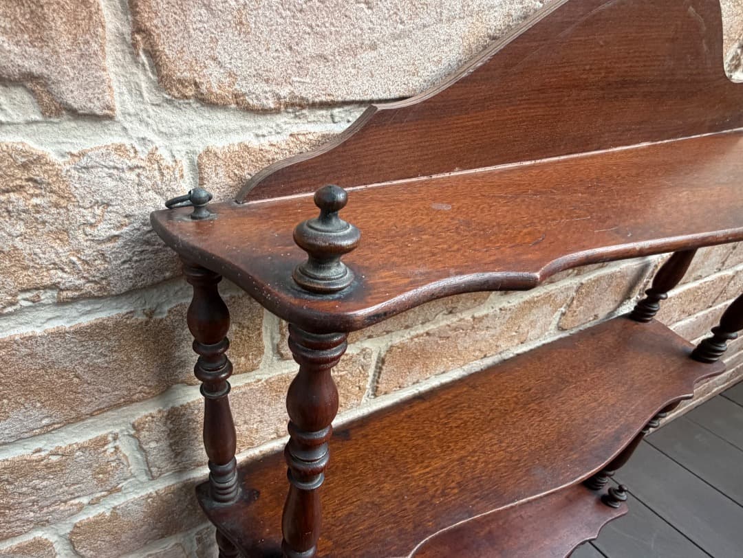 フランスアンティーク　ナポレオン　シェルフ　４段　エタジュール　棚　ラック