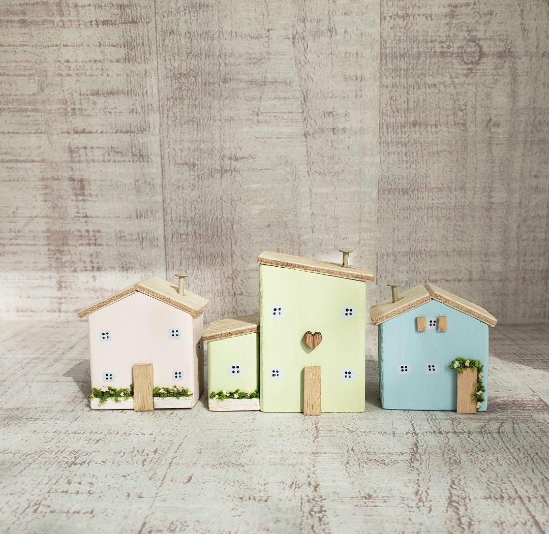 ＊sora＊ ミニチュアハウス 5点