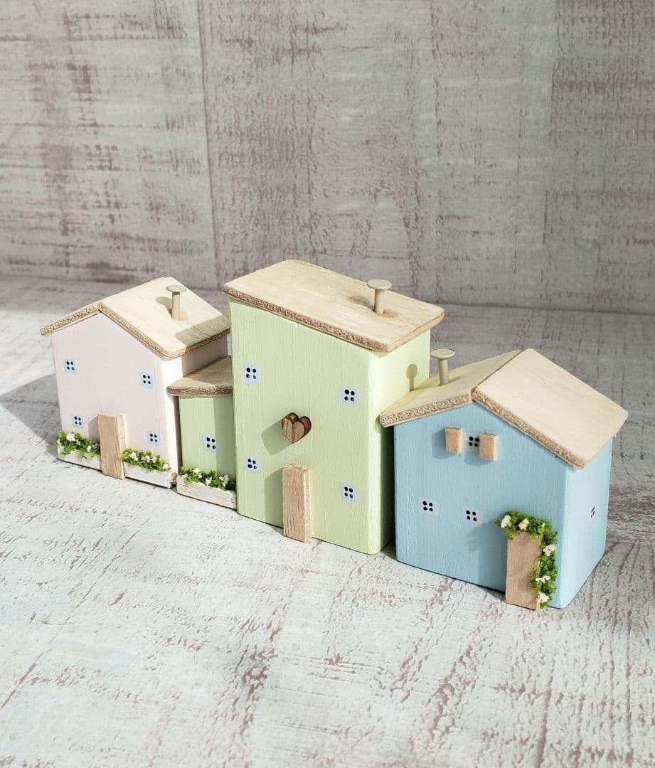 ＊sora＊ ミニチュアハウス 5点