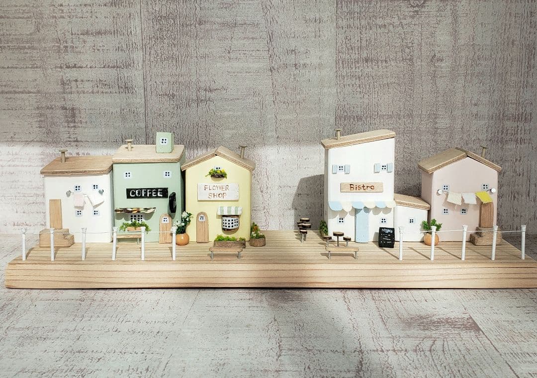 ＊sora＊ ミニチュアハウス 5点