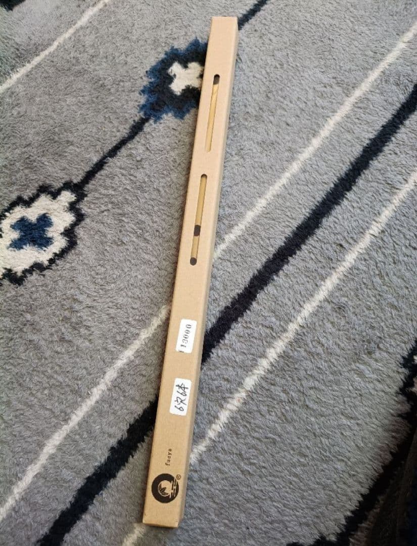 【新品】篠笛　６本調子　６穴　竹渓　獅子田