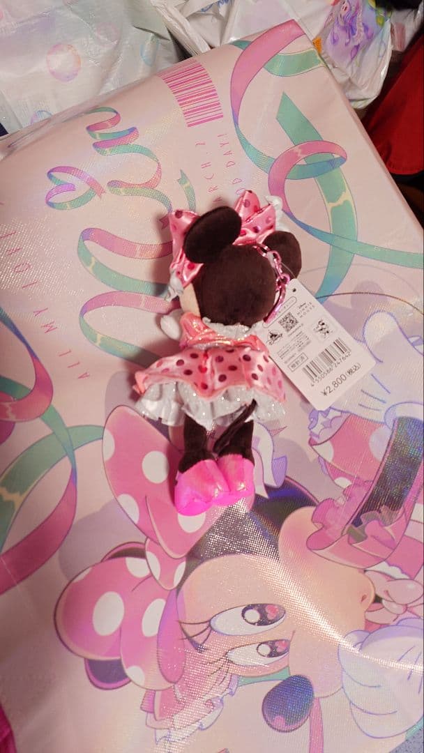 MINNIE DAY アイドル　ミニー　ぬいぐるみ キーチェーン　※商品説明必読
