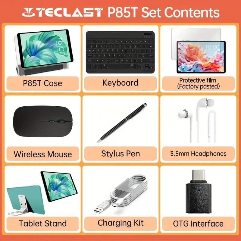Androidタブレット Teclast P85t ラグジュアリーギフトパック付