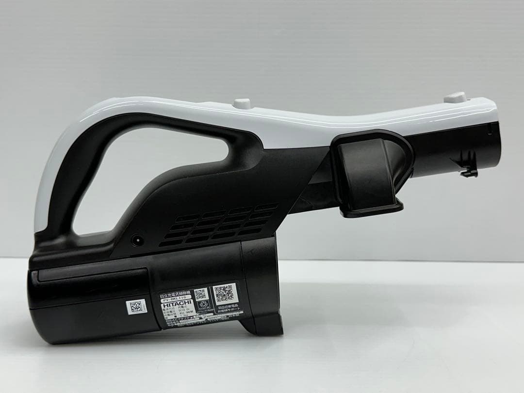 日立 掃除機　PV-BKL11G 本体　純正バッテリー付き　美品　綺麗 白