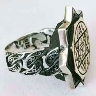 ✱NEW✱トルコ製 ハンドメイドメンズリング シルバー925 (キングソロモン)